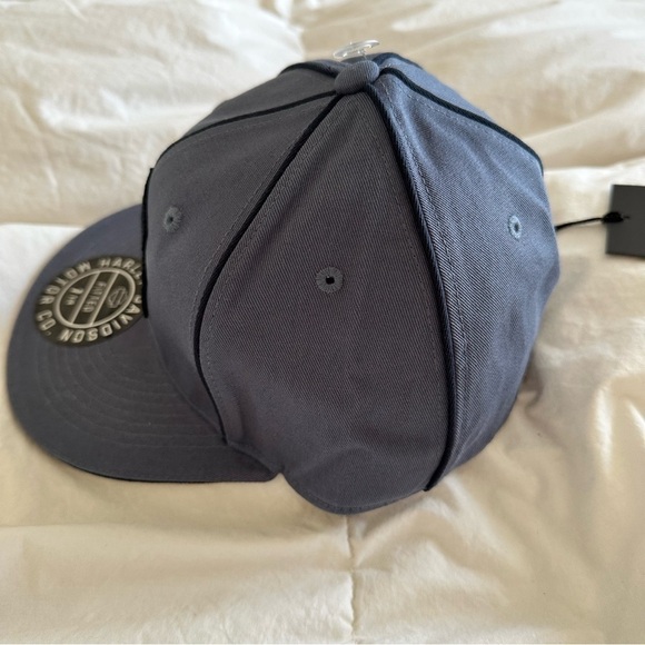New Harley Davidson Bar & Shield Fitted Hat blue size M - Picture 6 of 8